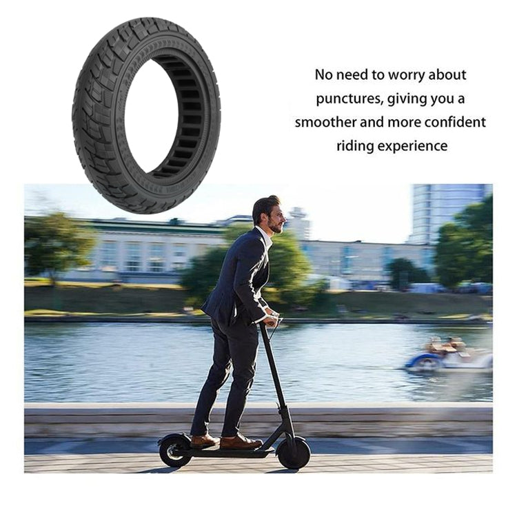 For Ninebot Max G30 10 X 2.5 Inch (60/70-6.5) Scooter Solid Rubber Tire Black
