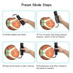 AP-04 Wireless Electric Air Pump With LCD Display For Soccer Basketball (Black)
