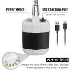 KE-801 Outdoor Electric Shower Camping Rechargeable Portable Showerhead