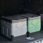 Auto Folding Portable Toilet Outdoor Emergency Mobile Toilet (Army Green)