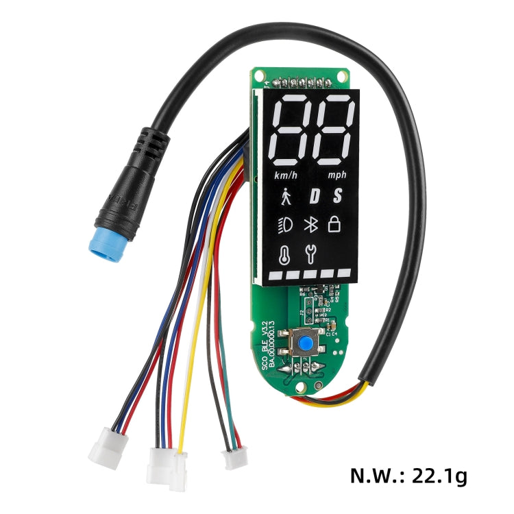 For Xiaomi Electric Scooter Pro/Pro 2/1S Four-Wire Dual Brake Bluetooth Board Set, Specification: With Switch Panel