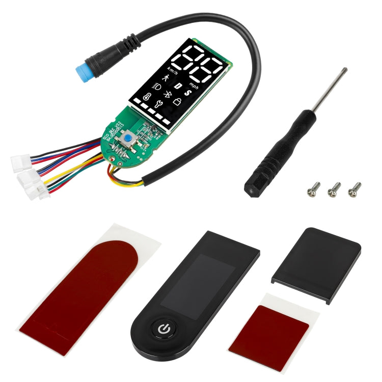 For Xiaomi Electric Scooter Pro/Pro 2/1S Four-Wire Dual Brake Bluetooth Board Set, Specification: Board Only