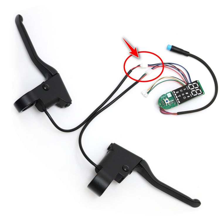 For Xiaomi Electric Scooter Pro/Pro 2/1S Four-Wire Dual Brake Bluetooth Board Set, Specification: With Switch Panel
