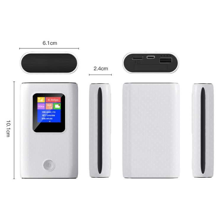 MF905C Asia 4G LTE WIFI Router Portable 6000mAh Charger Wireless Hotspot 150Mbps Pocket Mobile Modem