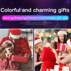 Home LED Magic Ball Lights Bounce Ambient Lamps Room Sound Lights Balls, Color: Charging Model Black (RGB Colored 5W)