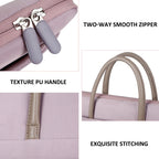 14 -14.6 Inch Oxford Fabric Laptop Bag for Men and Women Briefcase with PU Handle (Gray Green)