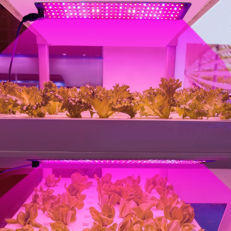 4 heads 12V Full Spectrum Red and Blue Light Panel Plant Growth Lamp Seedling Fill Lights (EU plug)