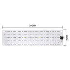 4 heads 12V Full Spectrum Red and Blue Light Panel Plant Growth Lamp Seedling Fill Lights (EU plug)