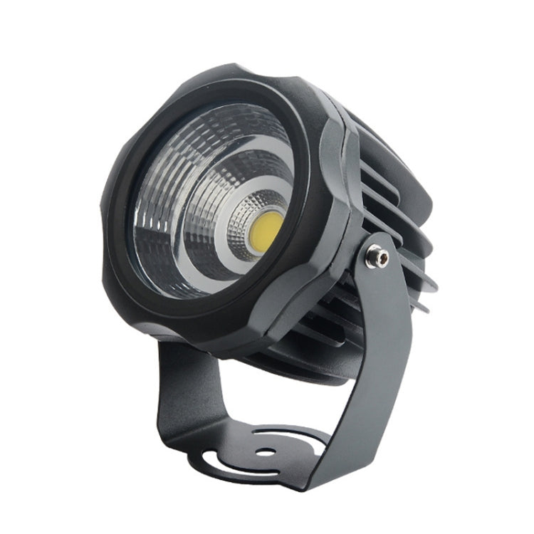 LED floodlight COB outdoor waterproof spotlight billboard lights garden lamp, Color: 30W 7 colors