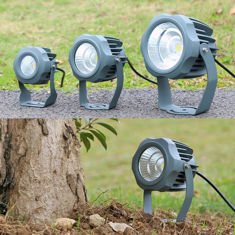 LED Floodlight COB Outdoor Waterproof Spotlight Billboard Lights Garden Lamp, Color: 20W 2 Color Choice 1