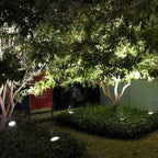 LED floodlight COB outdoor waterproof spotlight billboard lights garden lamp, Color: 30W 7 colors