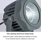 LED Floodlight COB Outdoor Waterproof Spotlight Billboard Lights Garden Lamp, Color: 20W 7 Colors