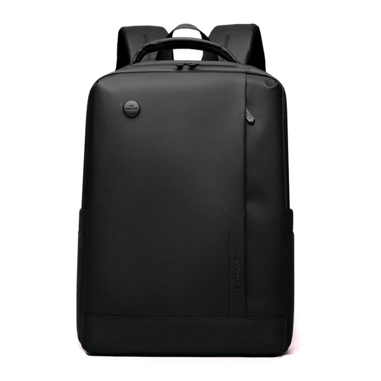 Men's 14-Inch Laptop Backpack Waterproof Large Capacity Business Commuter Backpack (Black)