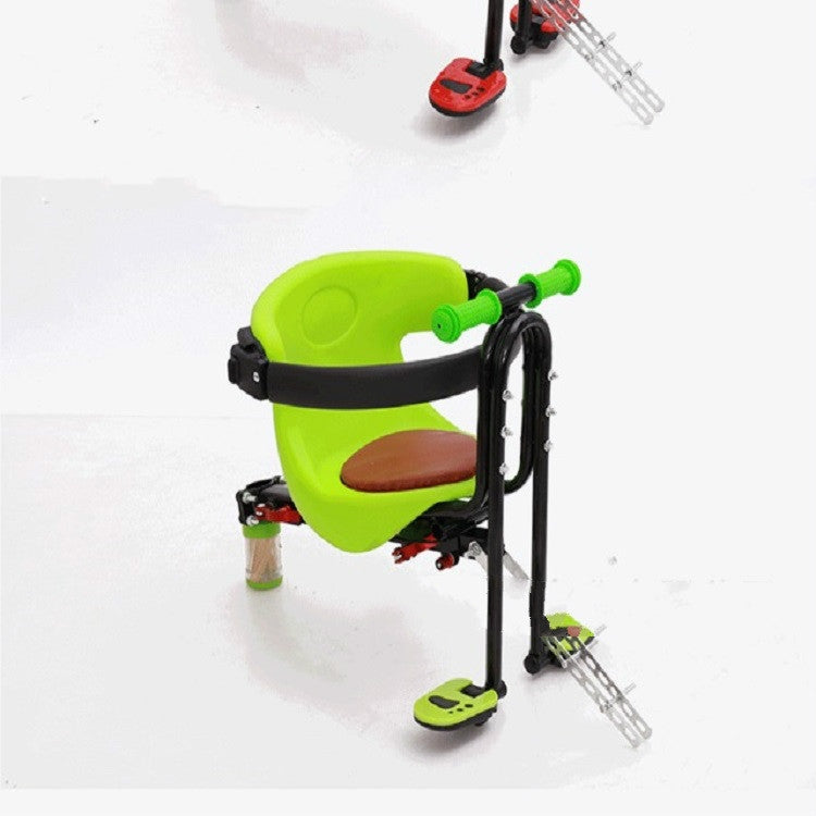 Fully enclosed bicycle front seats for children (Green)