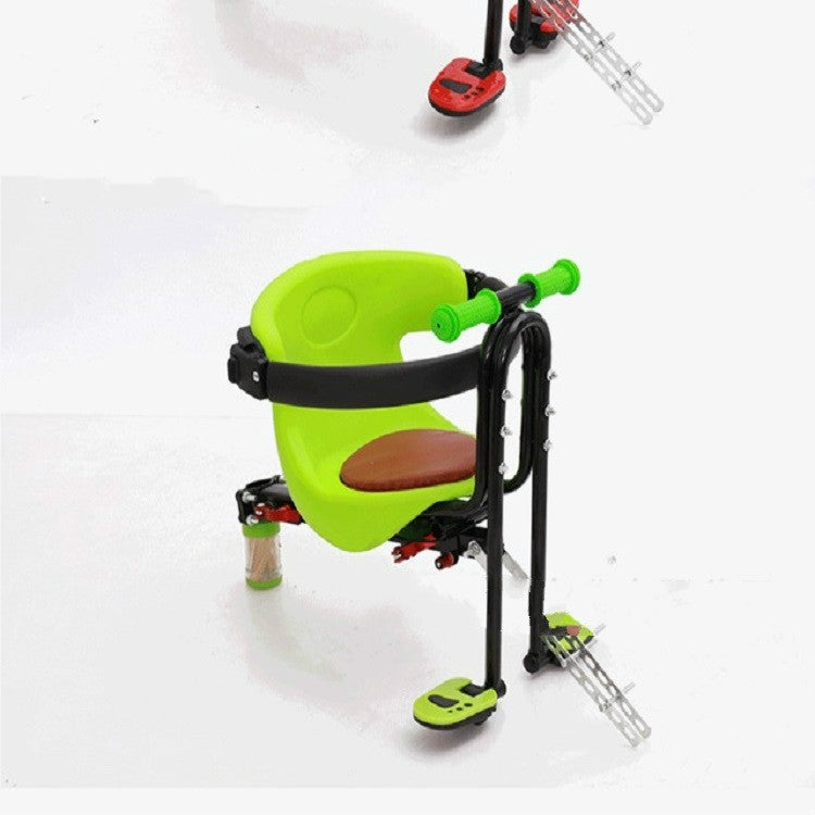 Fully enclosed bicycle front seats for children (Green)