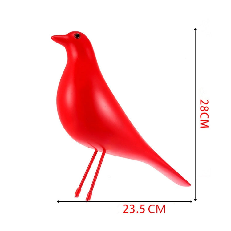 Resin Craft Bird Figurine Office Ornaments Home Decoration Accessories (Black)