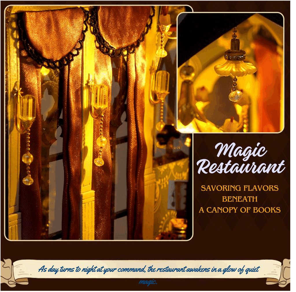 Magic Restaurant DIY Book Nook Kit