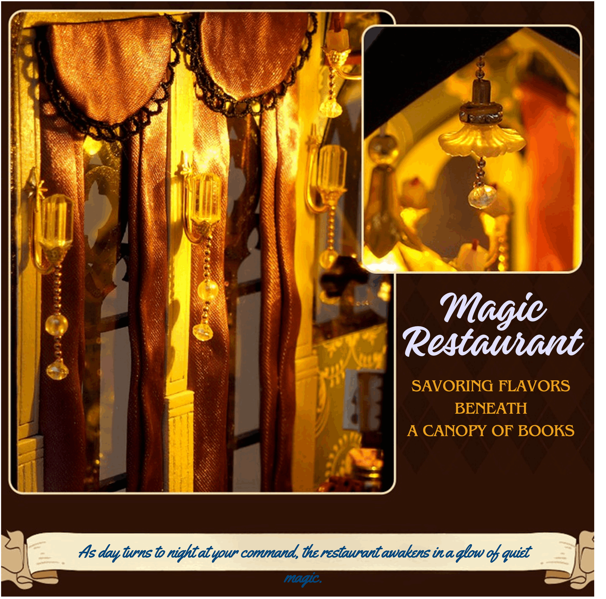 Magic Restaurant DIY Book Nook Kit