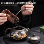 Mystical Color-Changing Dragon and Phoenix Teapot