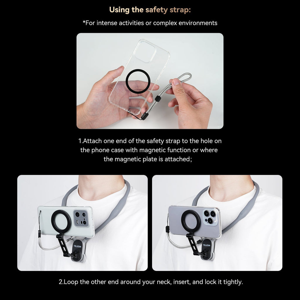 LuxuraMagnet Phone Neck Holder | Easy hands-free convenience for a life on the go