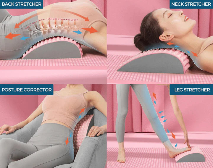 Back stretcher for relief of back pain