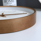 Analog Wood Wall Clock with Silent Movement