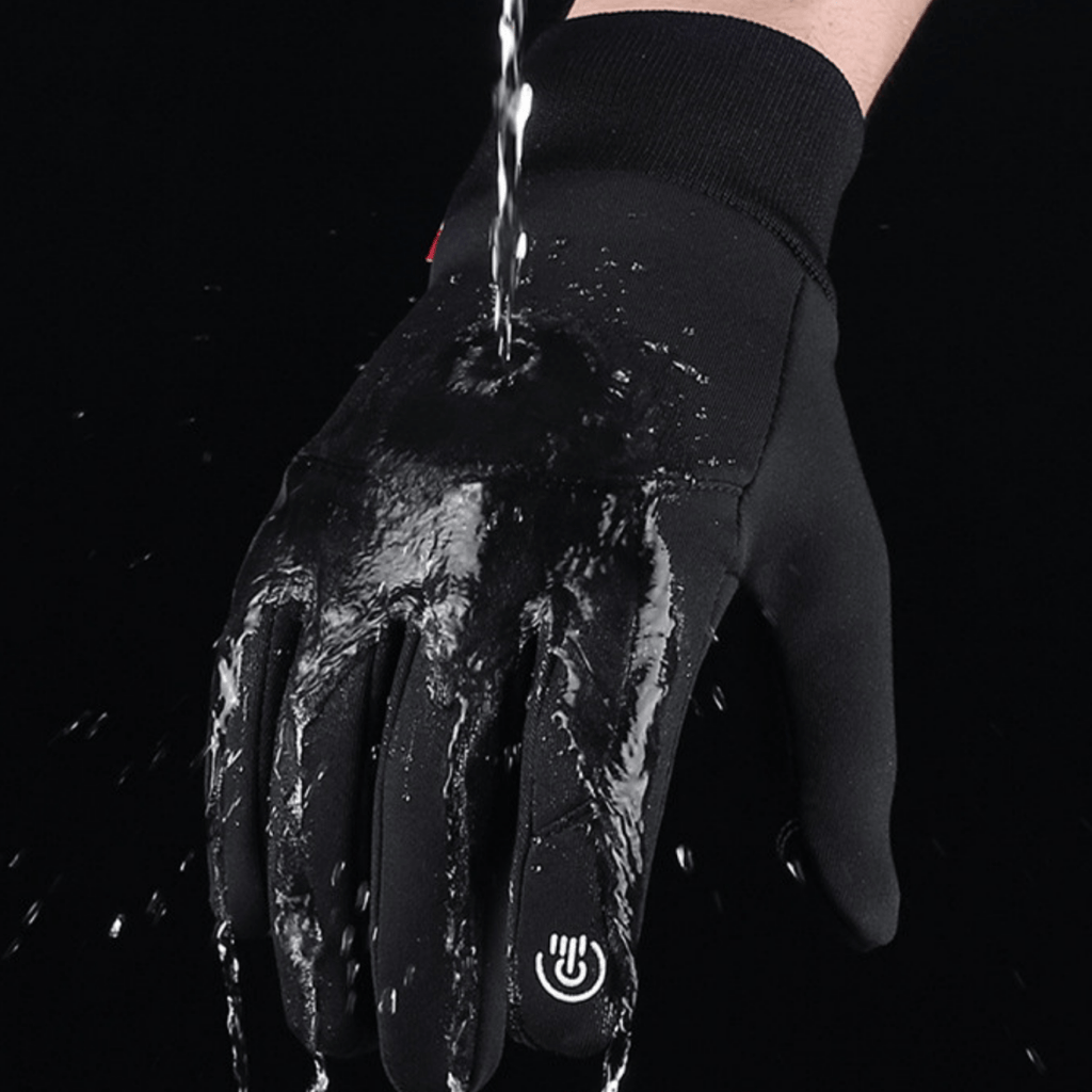 Winter gloves with touchscreen function & weather protection