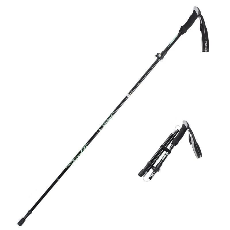 Ultralight Telescoping Trekking Poles for Secure Grip While Hiking