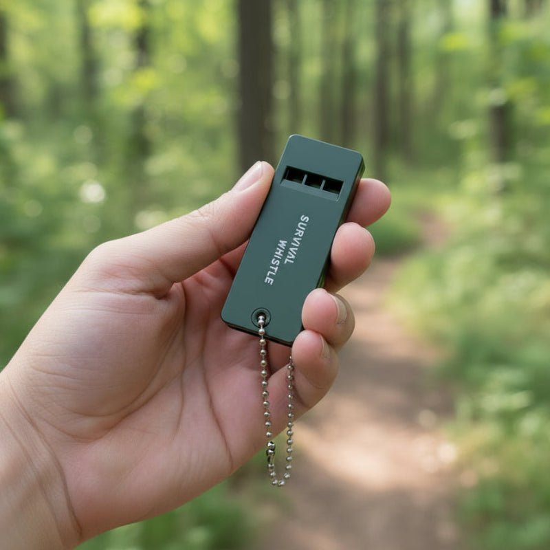 High-decibel multi-tone whistle for camping & hiking