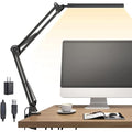 LED Desk Lamp with Clamp Adjustable Arm Dimmable