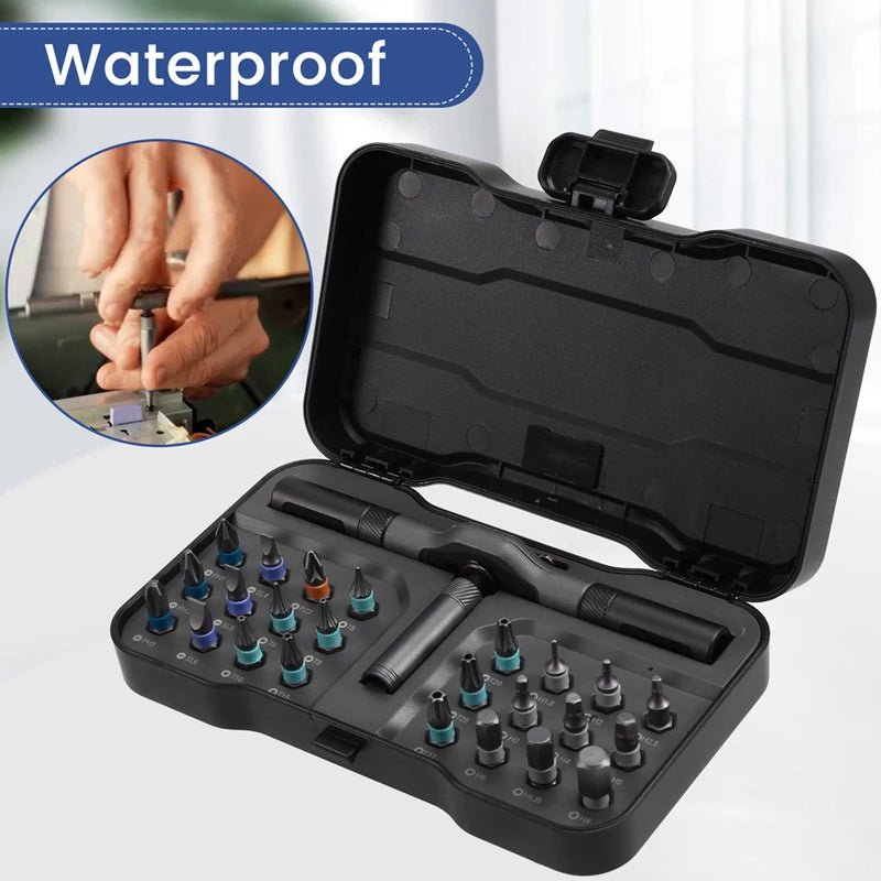 Compact 24-in-1 Screwdriver Set for Easy Storage