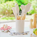 Kitchen Utensils Set Silicone Bamboo Cooking Tools