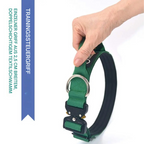 Tactical Dog Collar with Metal Buckle & Handle