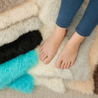 CozyVacht Mini-Rug – Soft Faux Fur Carpet of 90x60 cm in Various Colors