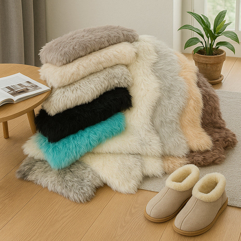 CozyVacht Mini-Rug – Soft Faux Fur Carpet of 90x60 cm in Various Colors