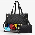 in-1 - Elegant shopping bag with integrated insulated compartment & large storage space