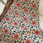 Tavira Floral Leaf Cotton Bath Towel