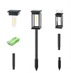 Solar-powered garden light for outdoor use - Modern LED pathway light for lighting pathways, terraces, and gardens