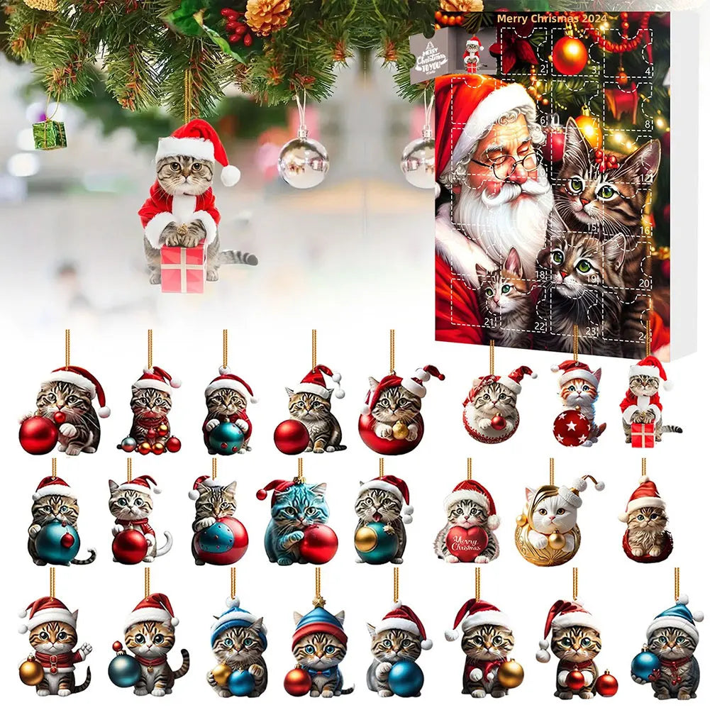 Dachshund Advent Calendar 2024 – 24 Days Christmas Countdown with Funny Figures for Dog Lovers