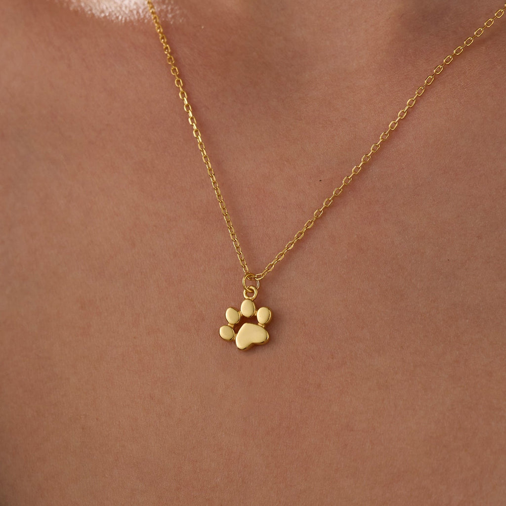 Delicate Paws Necklace for Animal Lovers