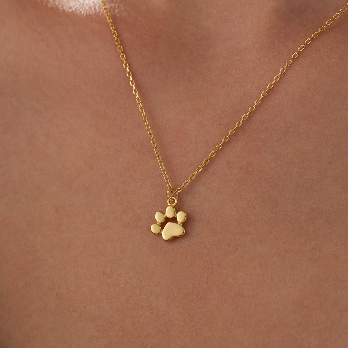 Delicate Paws Necklace for Animal Lovers