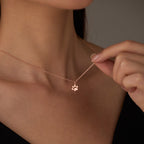Delicate Paws Necklace for Animal Lovers