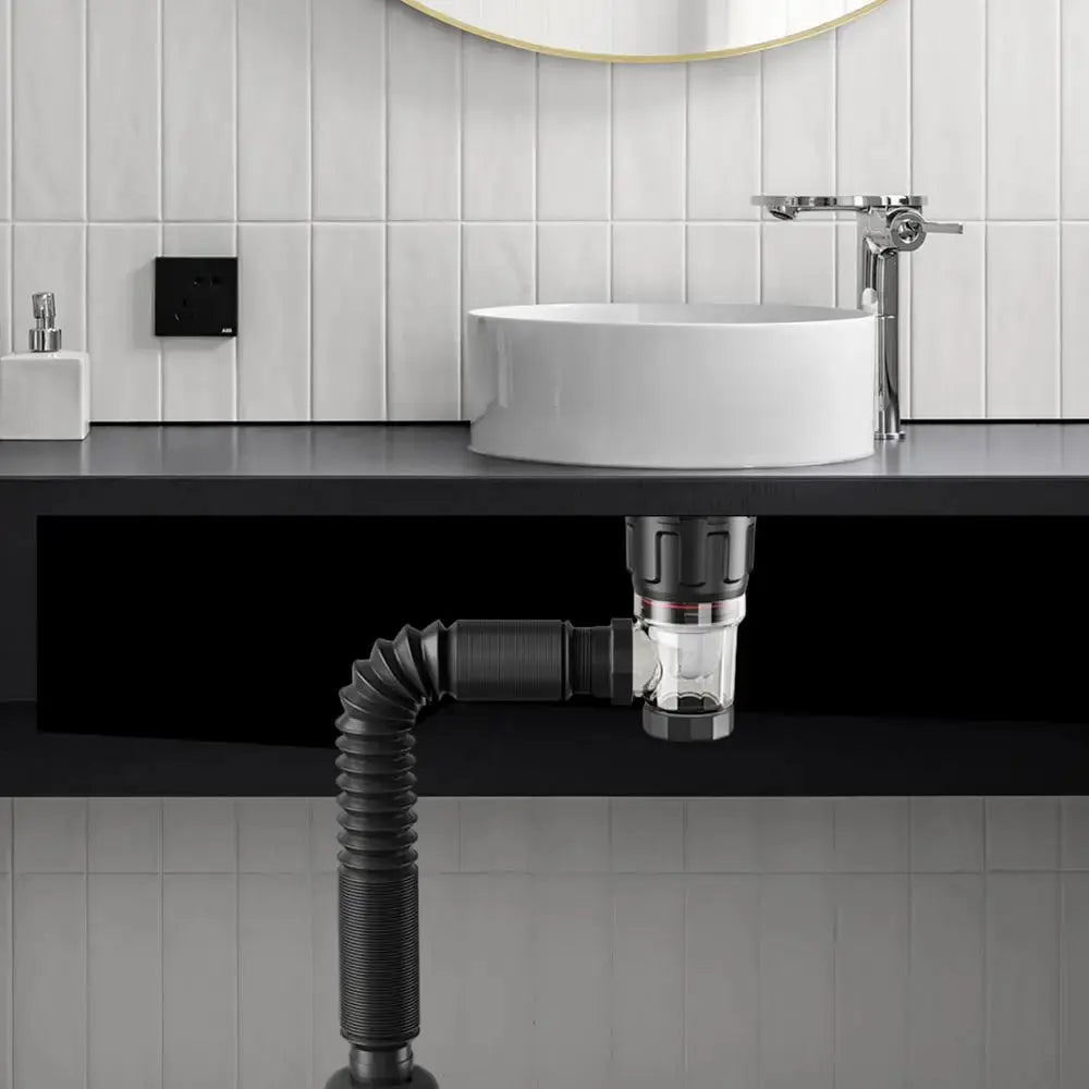 Telescoping Multi-Purpose Drain Hose Set – Odor Prevention & Easy Installation