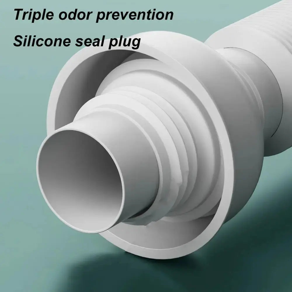 Telescoping Multi-Purpose Drain Hose Set – Odor Prevention & Easy Installation