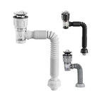 Telescoping Multi-Purpose Drain Hose Set – Odor Prevention & Easy Installation
