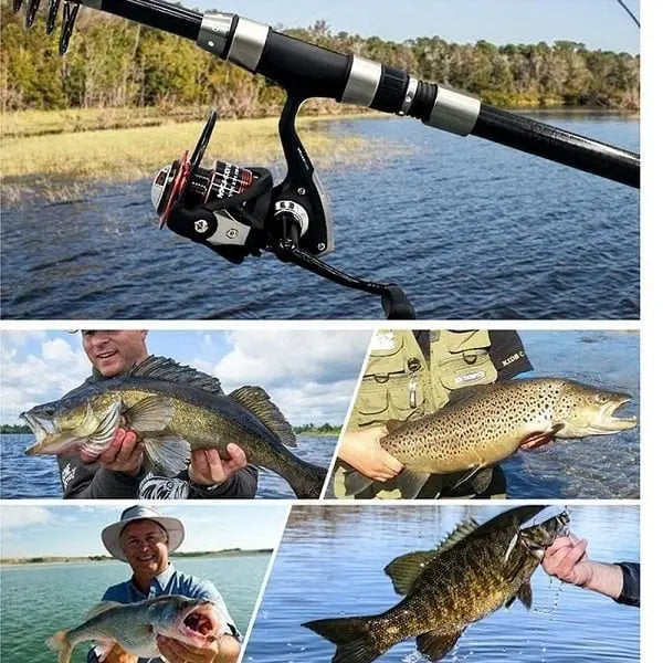Telescopic Fishing Rod – Compact & easy to transport