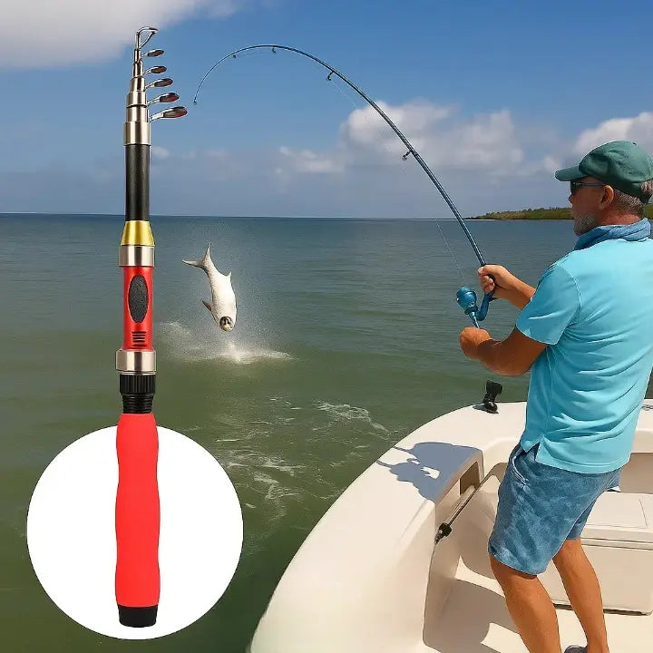 Telescopic Fishing Rod – Compact & easy to transport