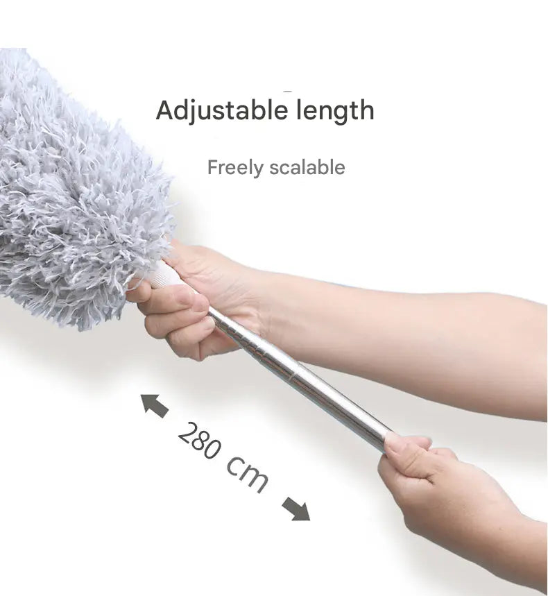 Telescopic Microfiber Dust Cloth – Washable & with Electrostatic Effect
