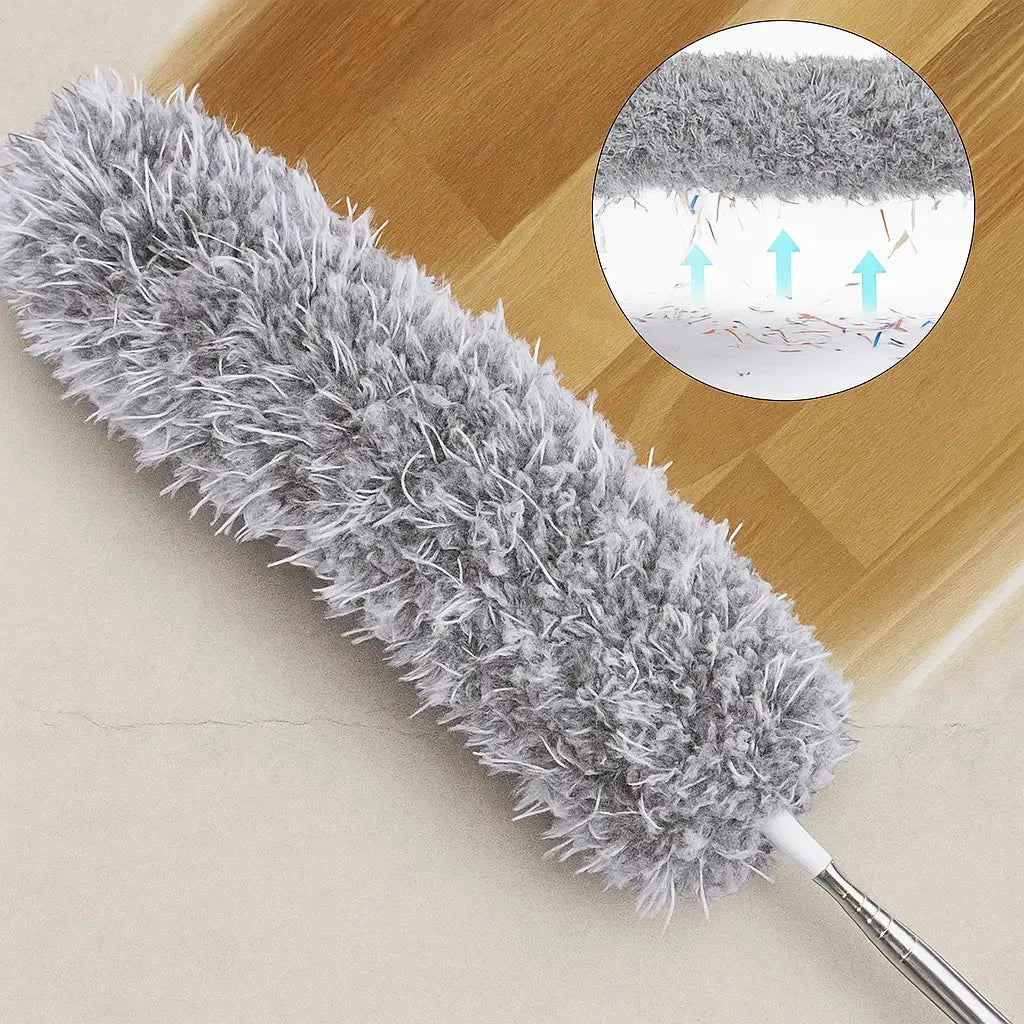 Telescopic Microfiber Dust Cloth – Washable & with Electrostatic Effect