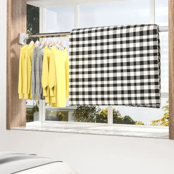 Telescopic rod without drilling – Mounted in seconds for bathroom, kitchen & more!